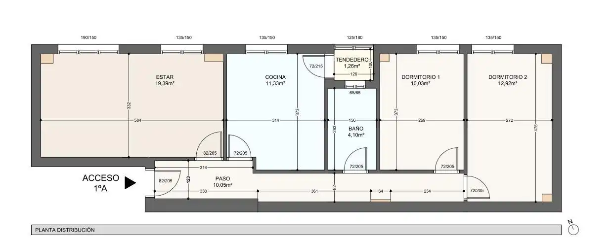 Piso en venta en Primero De Mayo, Burlada / Burlata