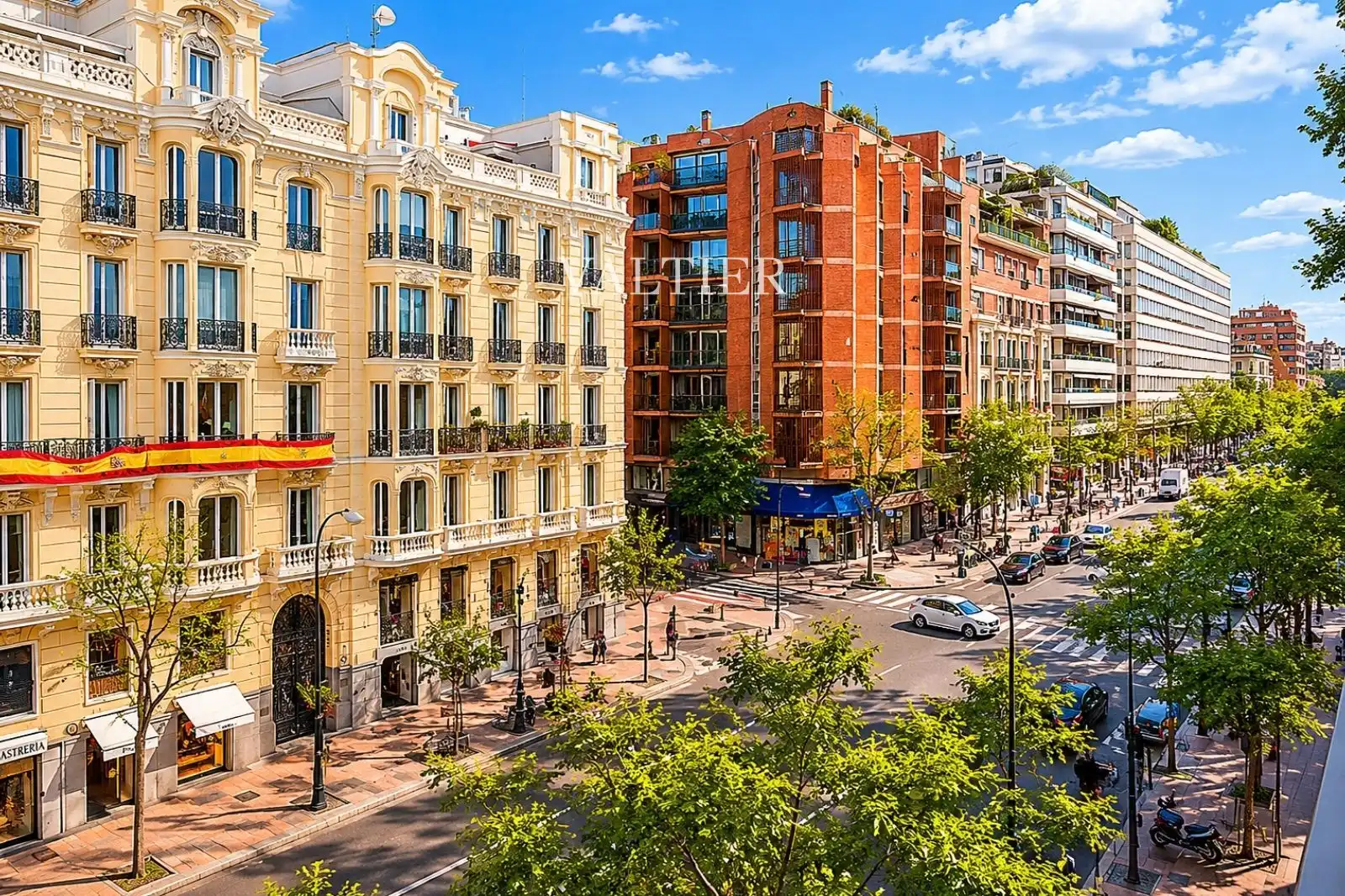 Vista exterior de Pis en venda en Madrid amb Aire condicionat i Moblat