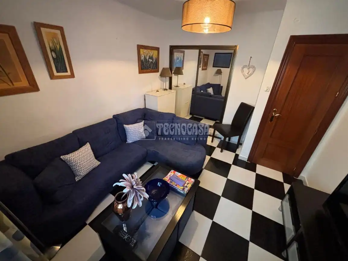 Living room of Flat for sale in Málaga  with Air Conditioner and Furnished