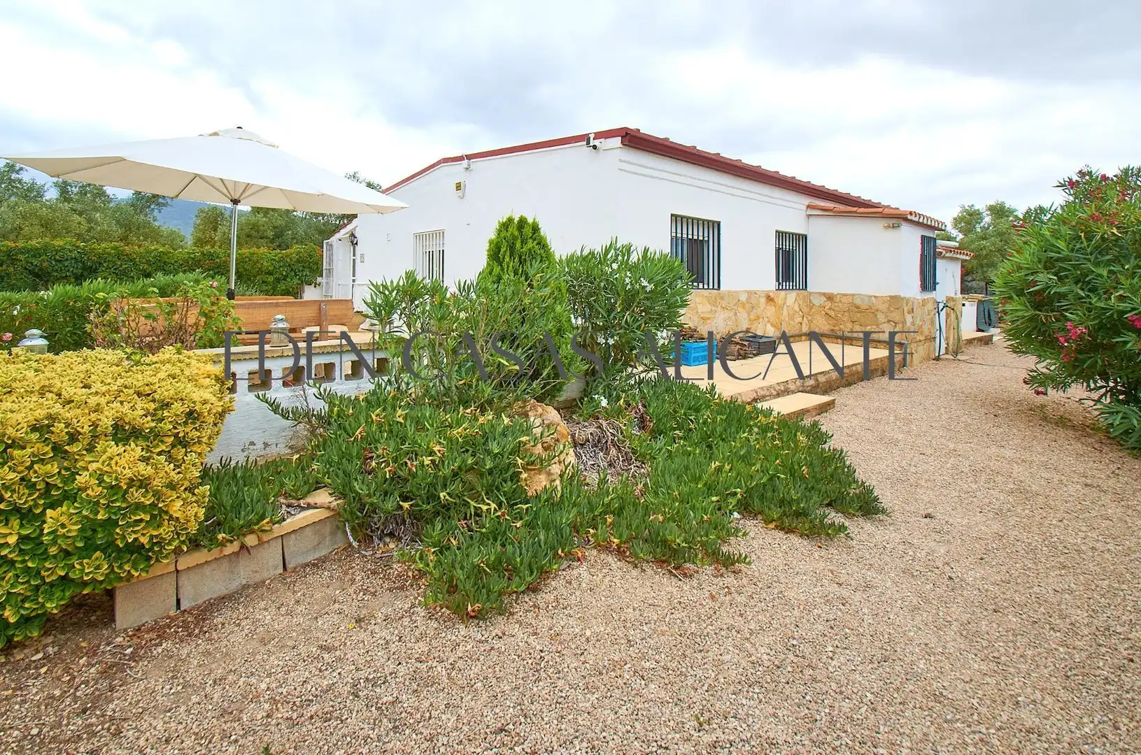 Vista exterior de Casa o chalet en venta en Biar con Aire acondicionado, Calefacción y Jardín privado