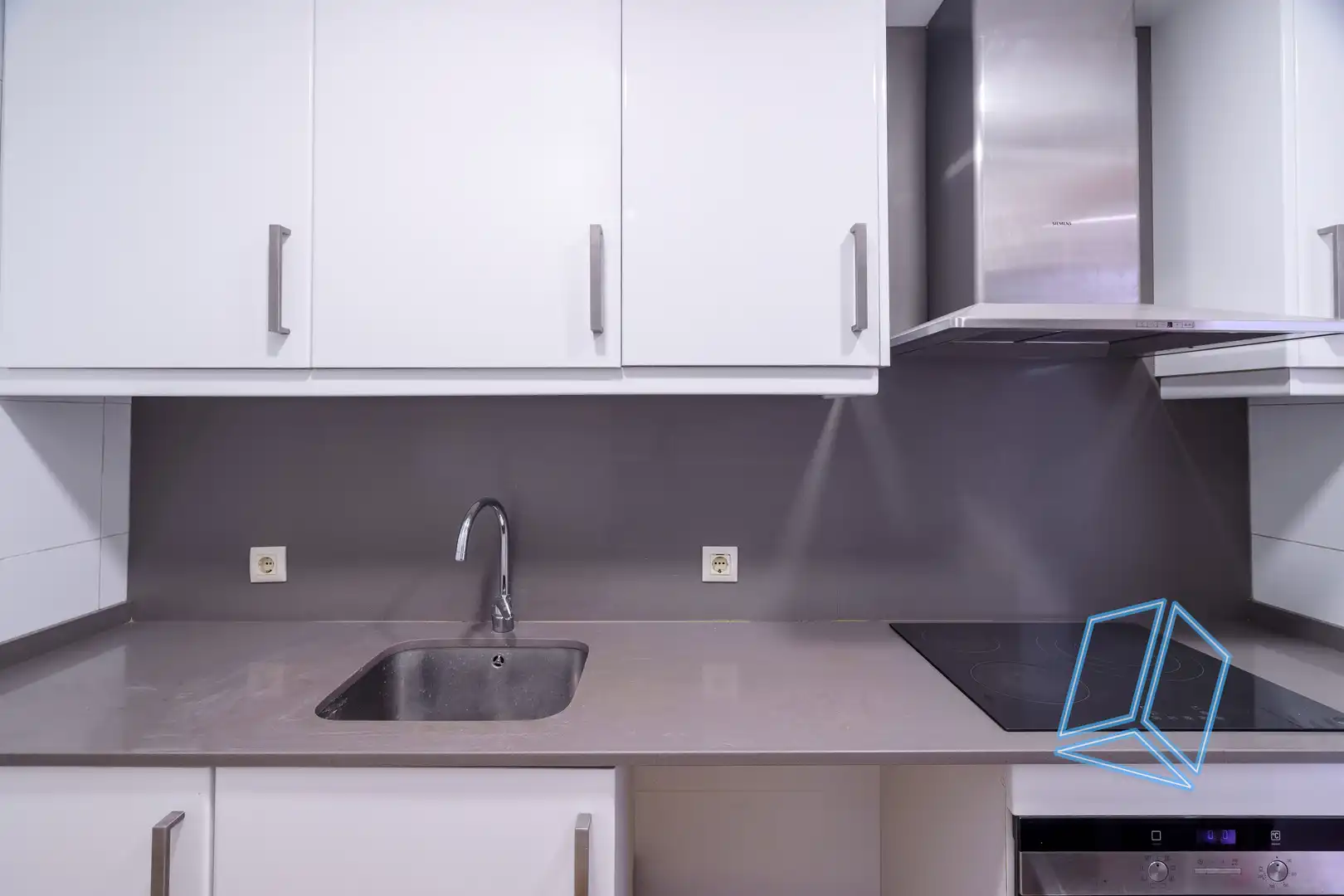 Küche von Wohnung zum Verkauf in L'Hospitalet de Llobregat mit Heizung und Balkon