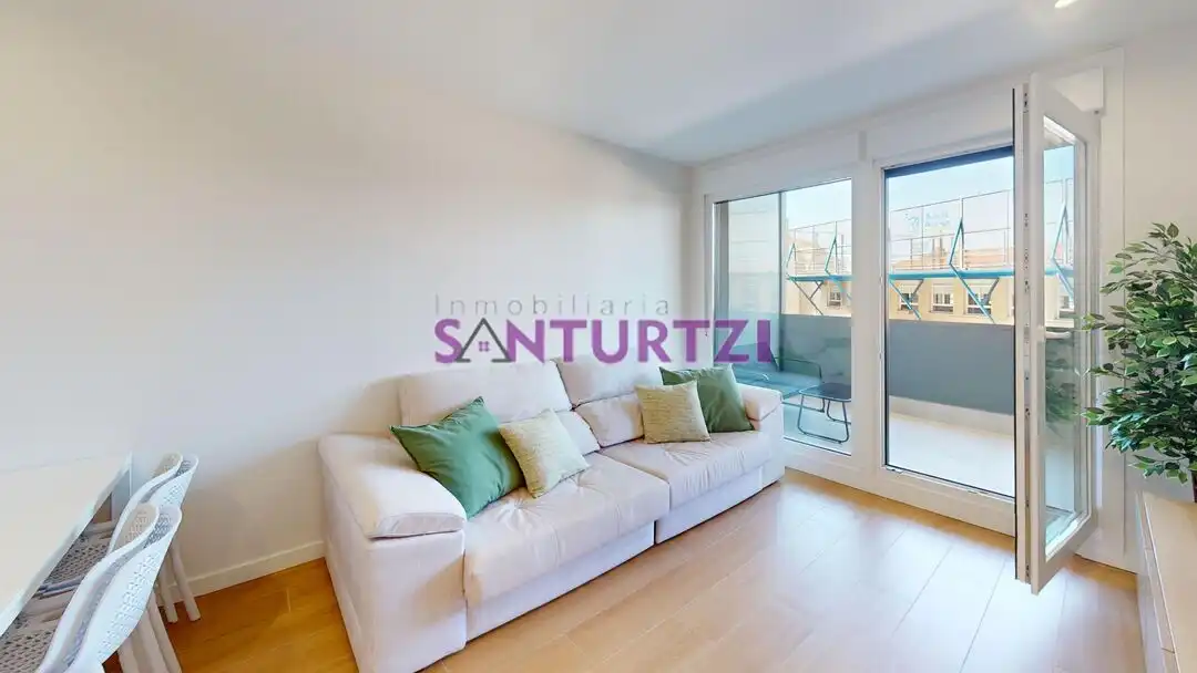 Schlafzimmer von Wohnung zum Verkauf in Santurtzi  mit Heizung, Terrasse und Möbliert