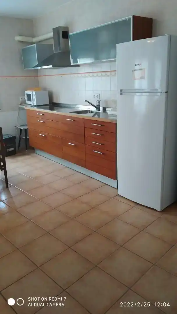 Cuina de Pis de lloguer en Sanaüja amb Moblat, Rentadora i Microones