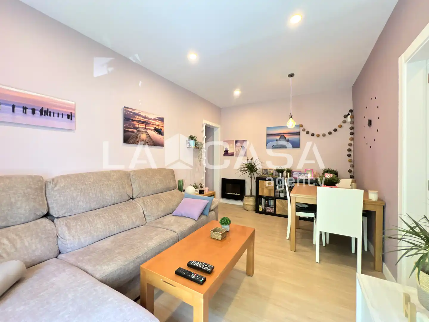 Wohnzimmer von Wohnung zum Verkauf in Badalona mit Balkon