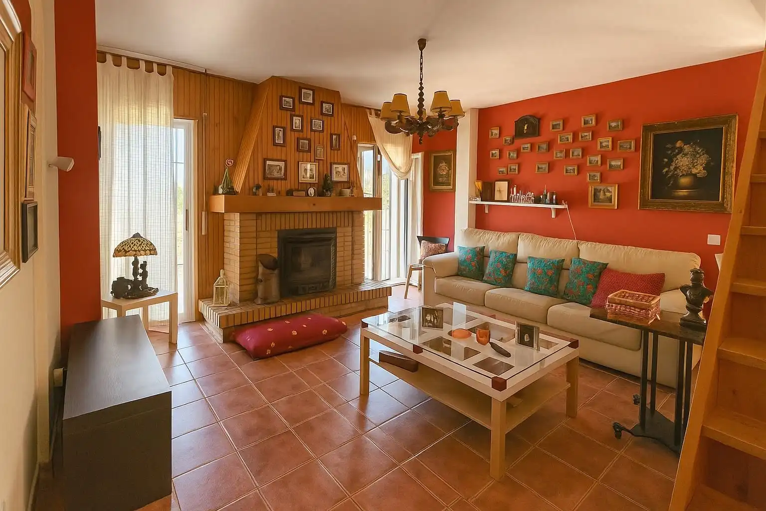 Sala de estar de Casa o chalet en venta en Montilla con Aire acondicionado, Jardín privado y Terraza