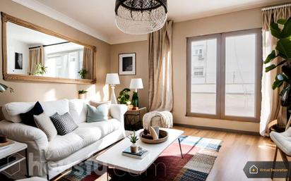 Living room of Flat for sale in  Madrid Capital  with Air Conditioner and Terrace