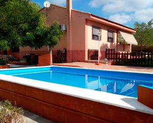 Swimming pool of House or chalet for sale in La Pobla de Vallbona  with Air Conditioner, Terrace and Storage room