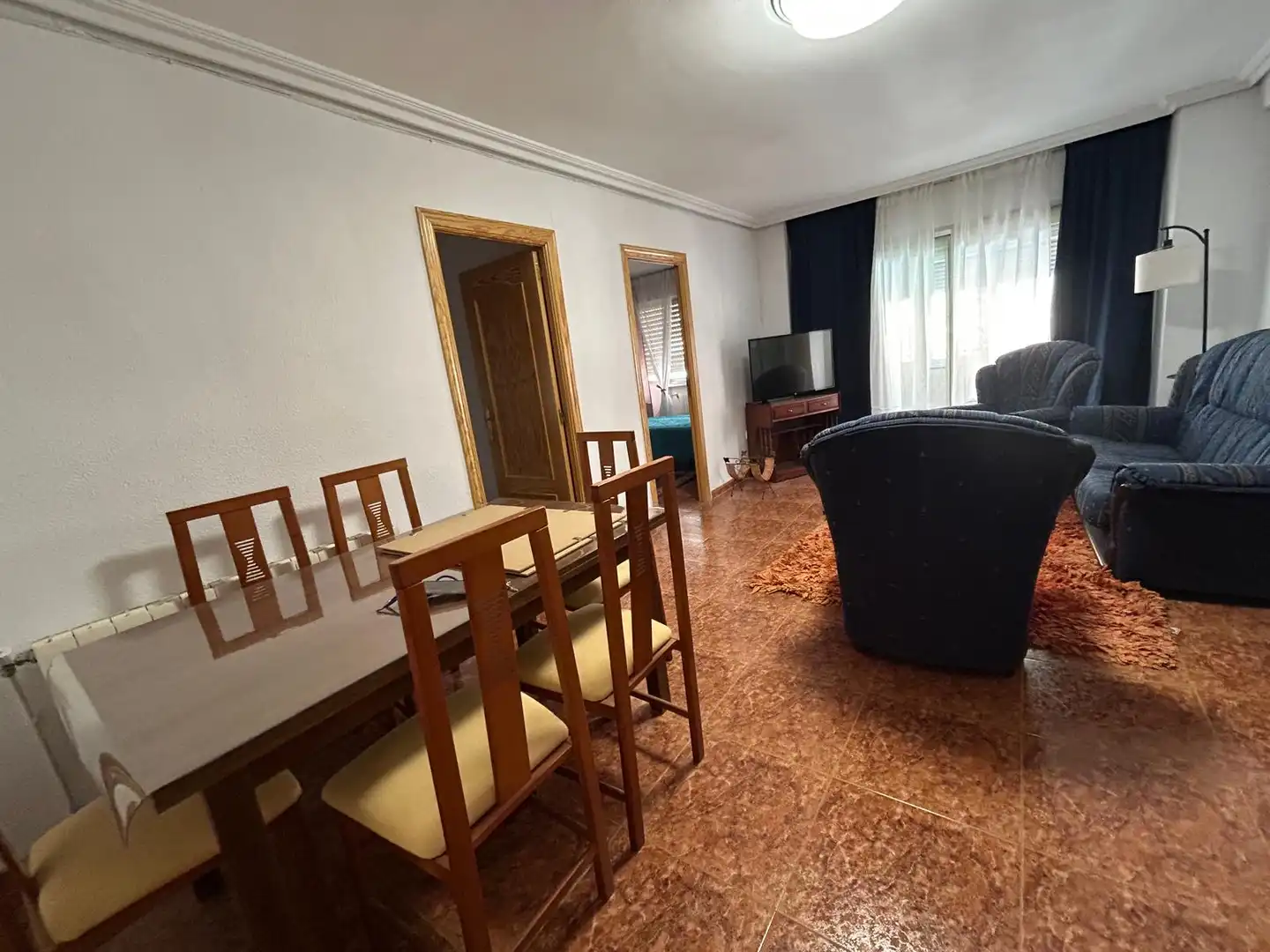 Sala de estar de Piso en venta en Ciudad Real con Calefacción, Terraza y Amueblado
