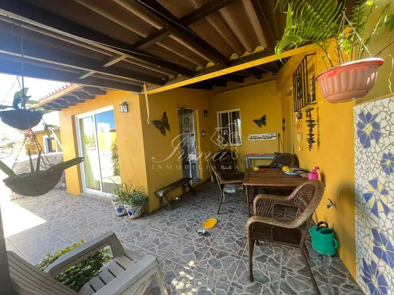 Terraza de Casa adosada en venta en El Paso con Jardín privado