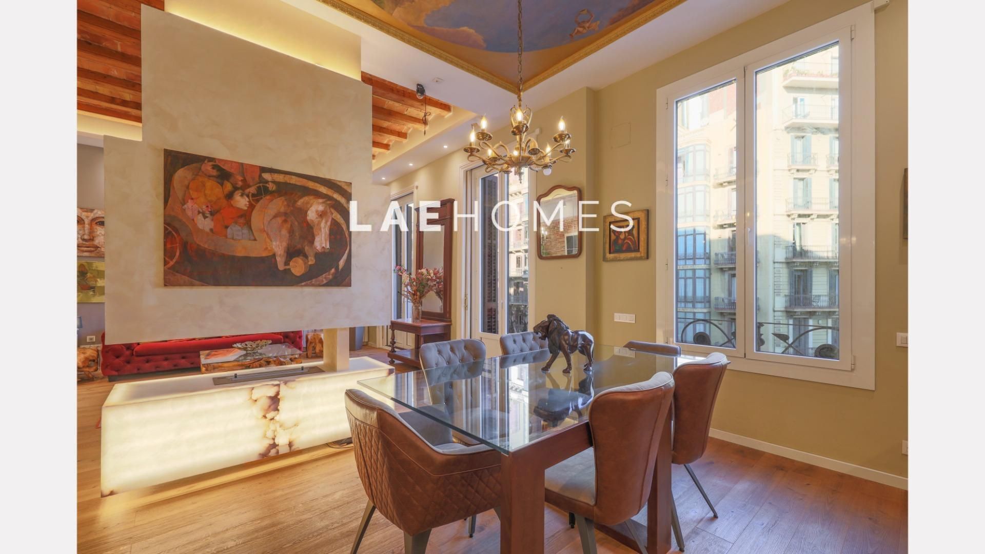 Comedor de Piso en venta en  Barcelona Capital con Aire acondicionado, Calefacción y Terraza