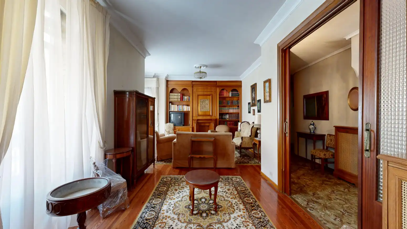 Living room of Houses for sale in Tafalla  with Heating, Private garden and Parquet flooring