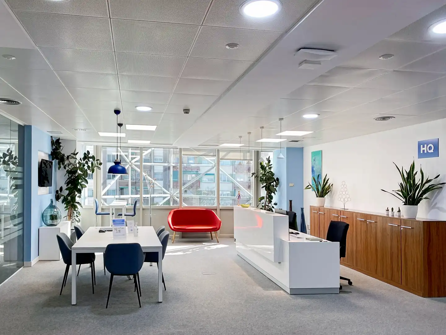Büro zur Miete in Barcelona mit Klimaanlage, Heizung und Möbliert
