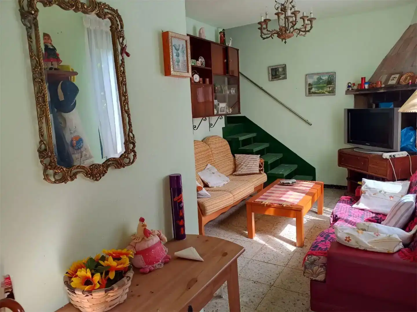 Sala de estar de Casa o chalet en venta en Mañón con Jardín privado y Amueblado