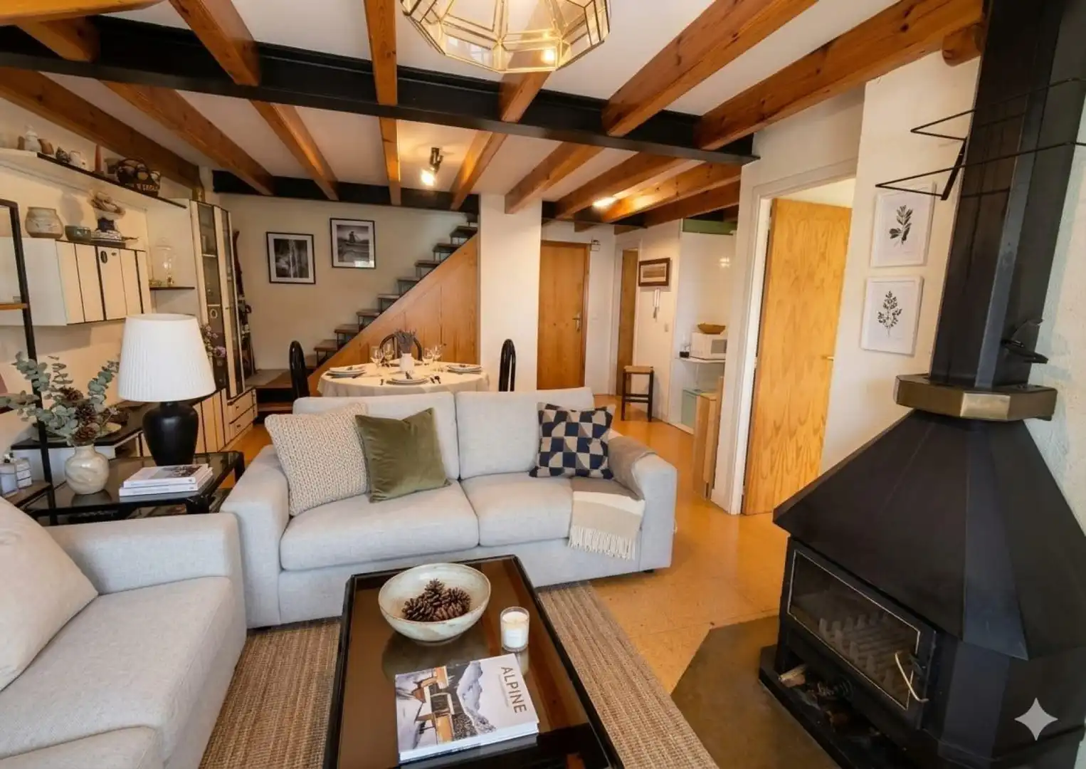 Sala de estar de Ático en venta en Aisa