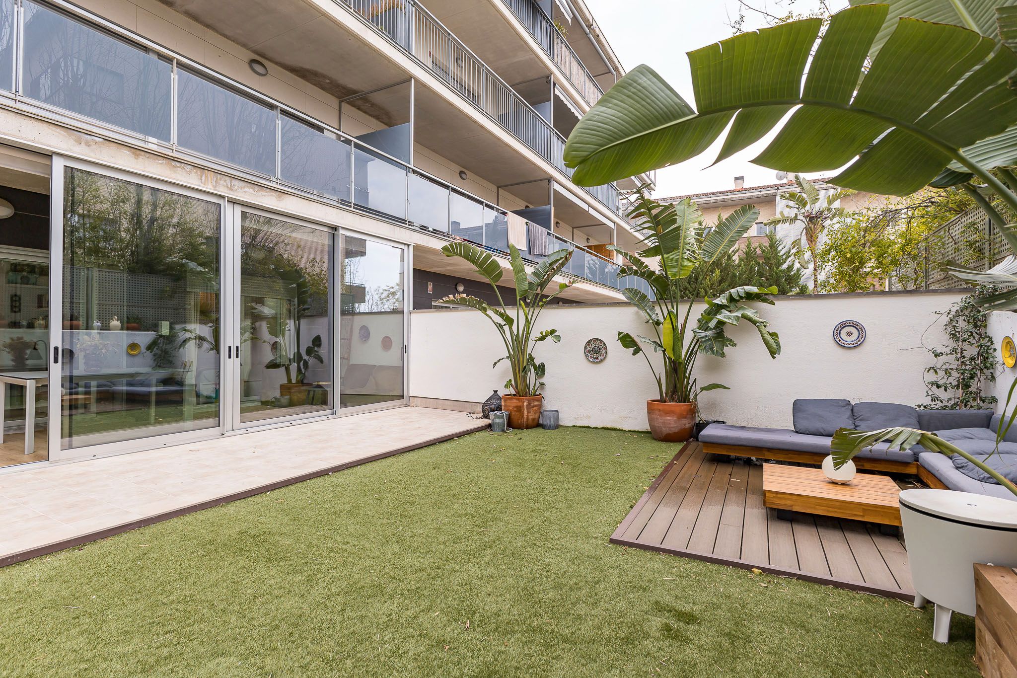 Terraza de Apartamento en venta en Sitges con Aire acondicionado, Calefacción y Jardín privado