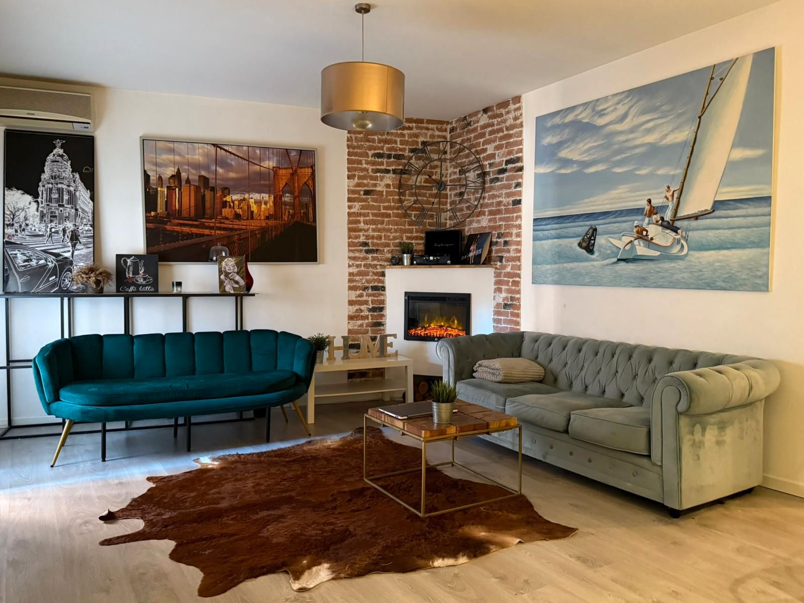 Sala d'estar de Àtic en venda en  Madrid Capital amb Aire condicionat, Calefacció i Moblat