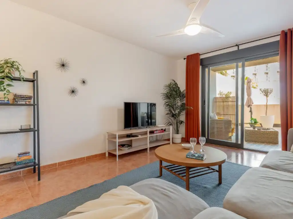 Living room of Ground floor for sale in El Campello  with Air Conditioner, Terrace and Swimming Pool