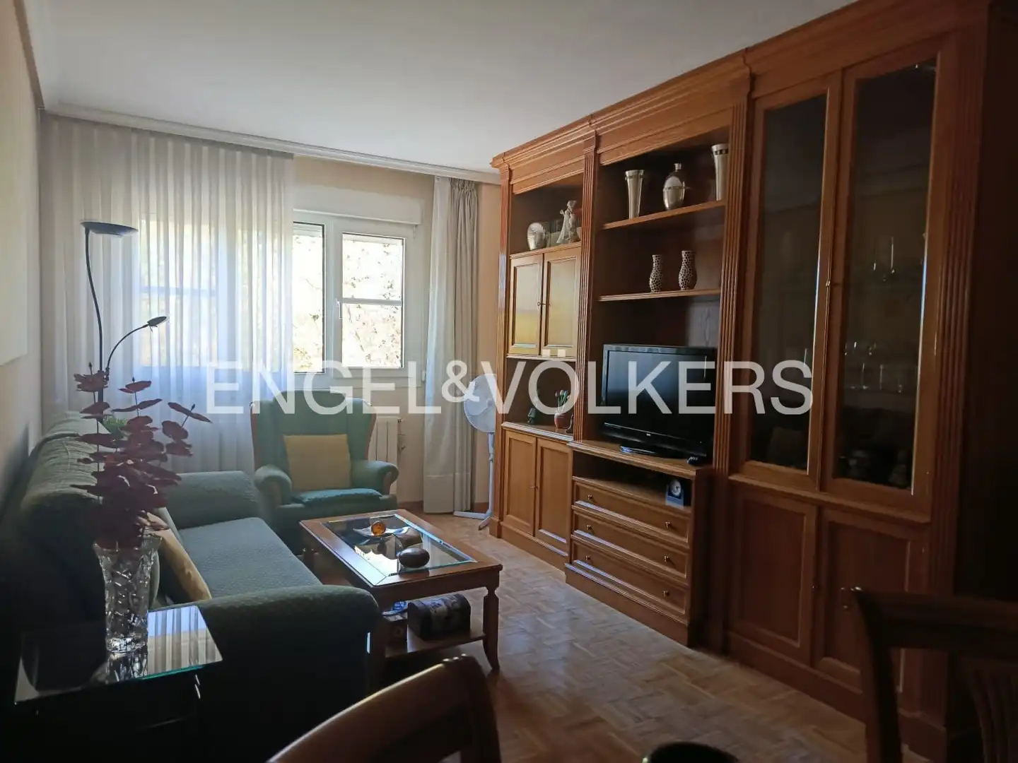 Living room of Flat for rent in Madrid  with Heating and Pets allowed