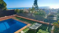 Swimming pool of Single-family semi-detached for sale in Calella  with Air Conditioner, Terrace and Swimming Pool