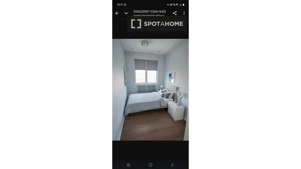 Bedroom of Flat for rent in Valencia  with Air Conditioner, Heating and Furnished
