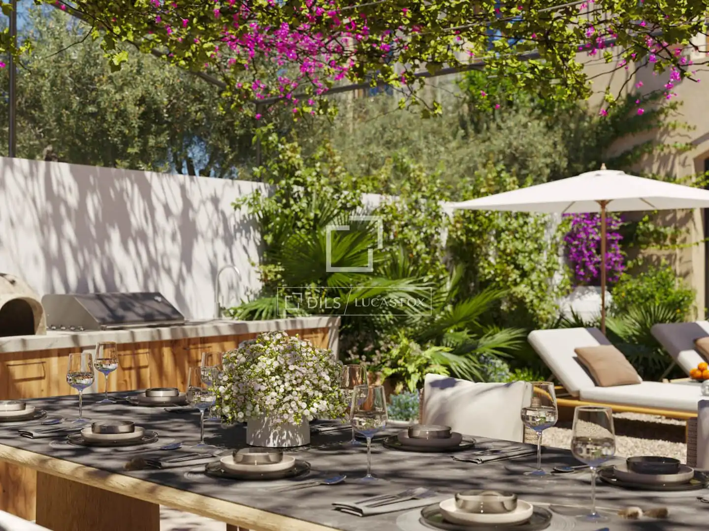 Terraza de Casa o chalet en venta en Santa María del Camí con Aire acondicionado, Calefacción y Jardín privado