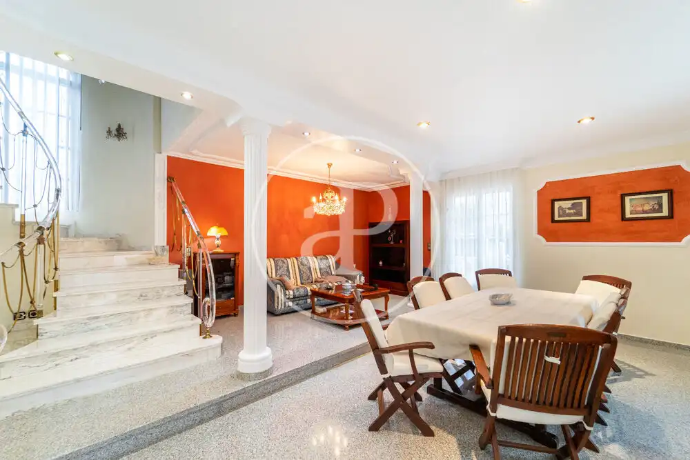 Dining room of Houses for sale in San Vicente del Raspeig / Sant Vicent del Raspeig  with Air Conditioner, Heating and Private garden