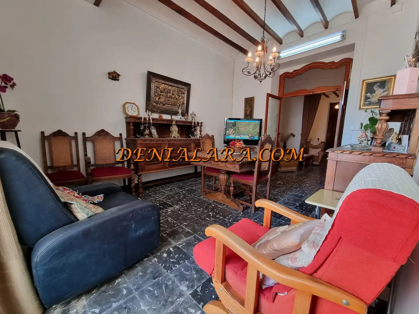 Sala de estar de Casa o chalet en venta en Sagra con Jardín privado, Terraza y Trastero