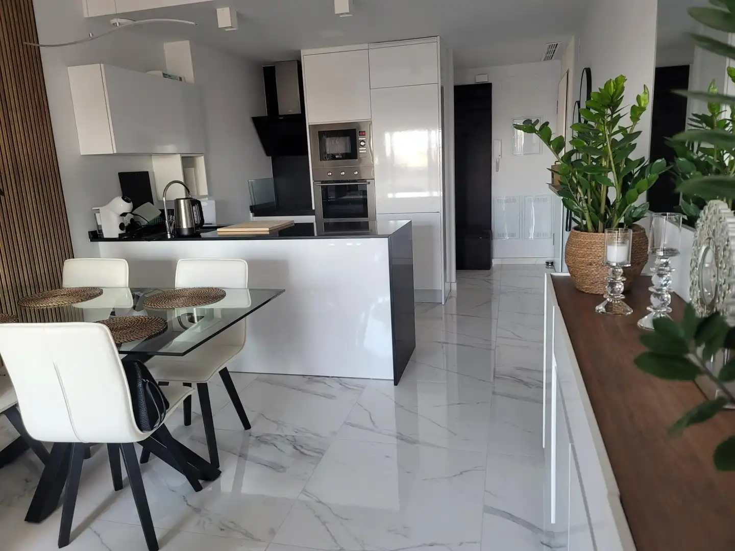 Cuina de Apartament en venda en Orihuela amb Aire condicionat, Jardí privat i Terrassa