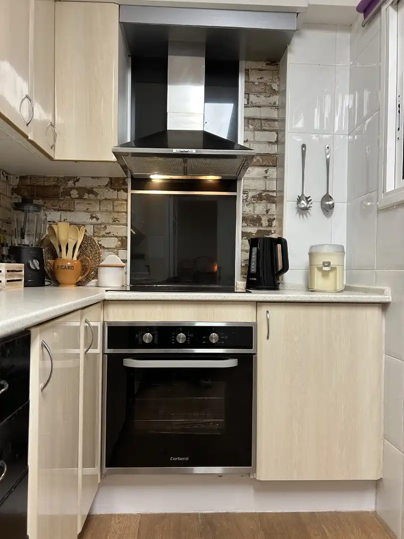 Küche von Wohnung zum Verkauf in El Vendrell mit Heizung, Privatgarten und Parkett