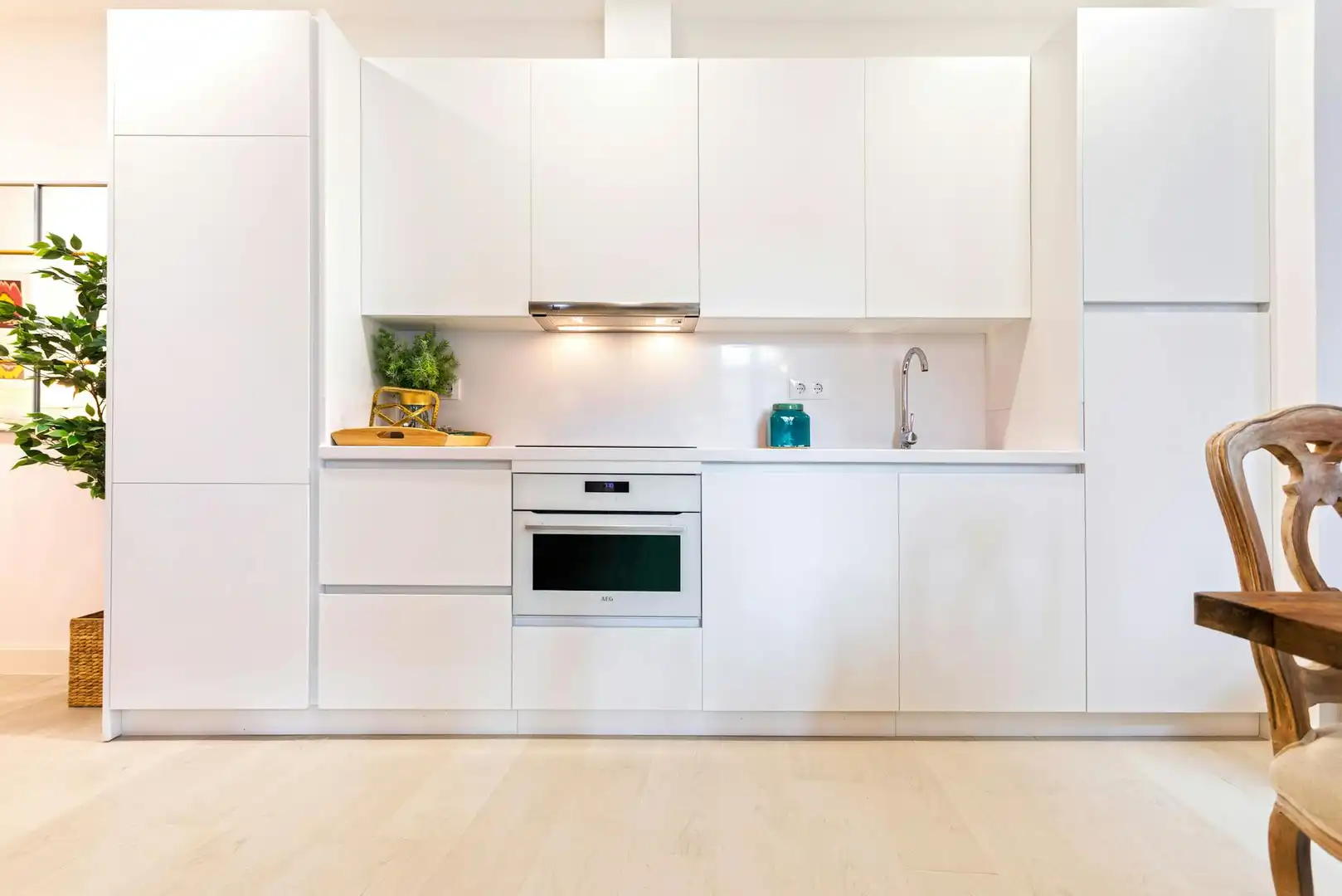 Cocina de Piso de alquiler en Sevilla con Aire acondicionado, Calefacción y Lavadora