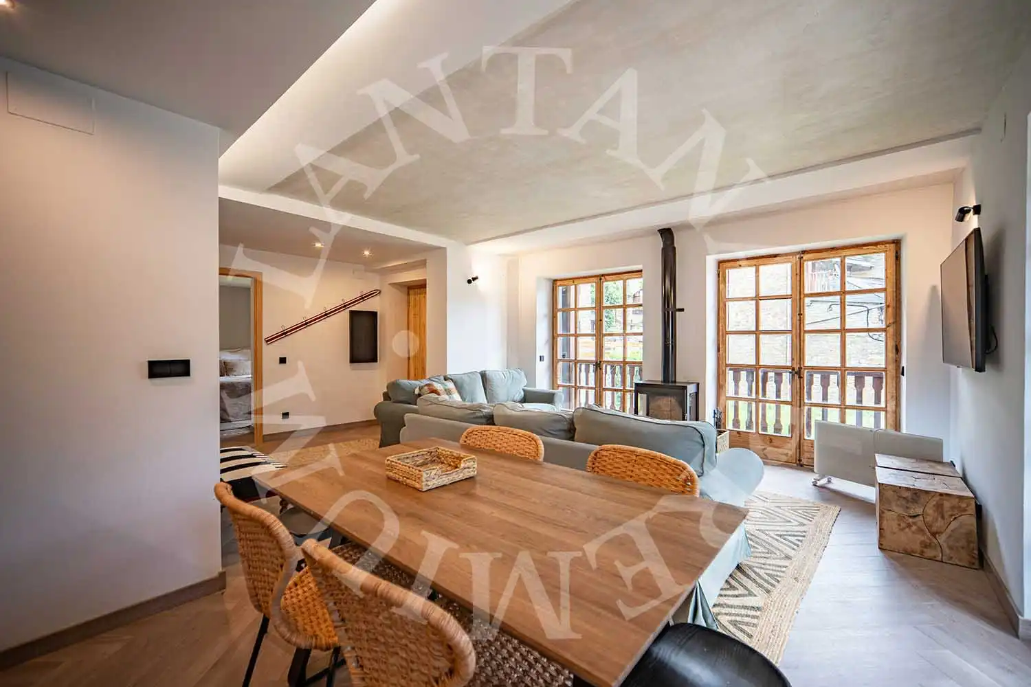 Exterior view of Flat for sale in Naut Aran  with Heating, Parquet flooring and Furnished