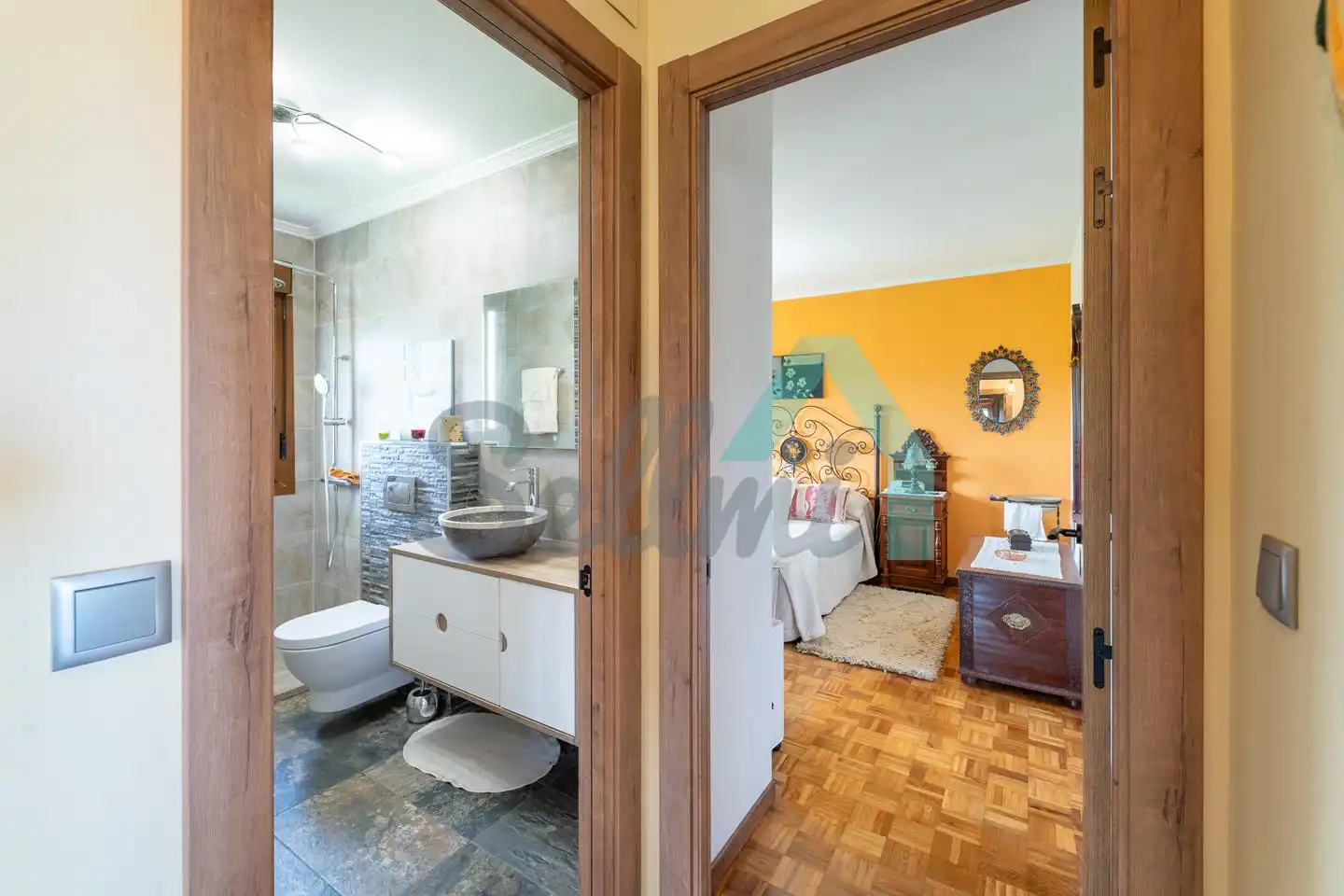 Bathroom of Houses for sale in Gijón   with Heating, Private garden and Terrace