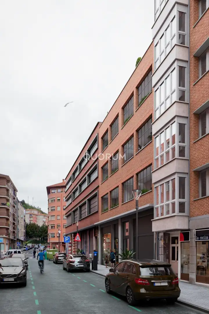 Vista exterior de Pis en venda en Bilbao  amb Calefacció i Terrassa