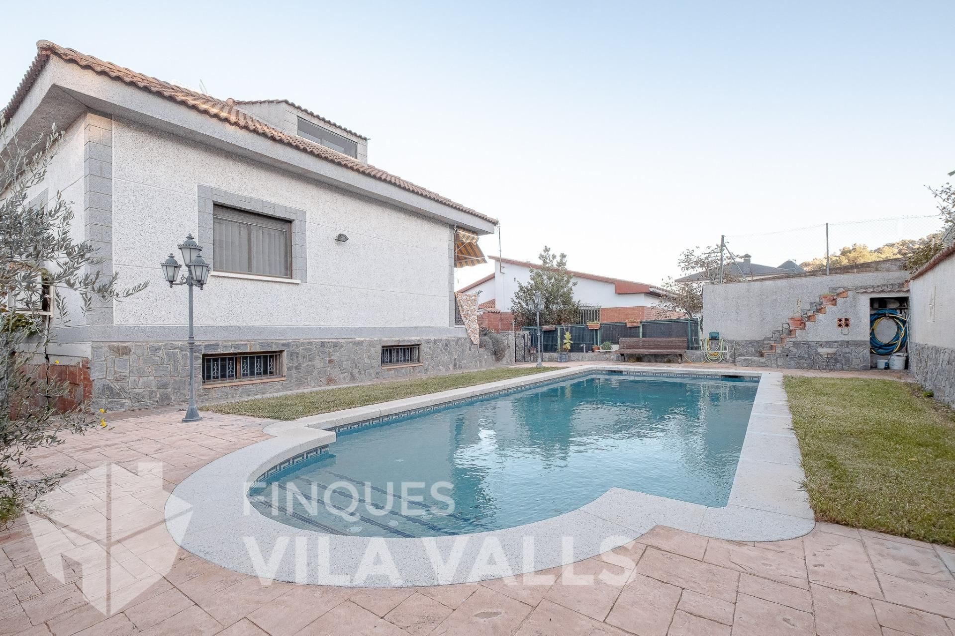 Swimming pool of House or chalet for sale in Bigues i Riells del Fai  with Private garden, Terrace and Swimming Pool