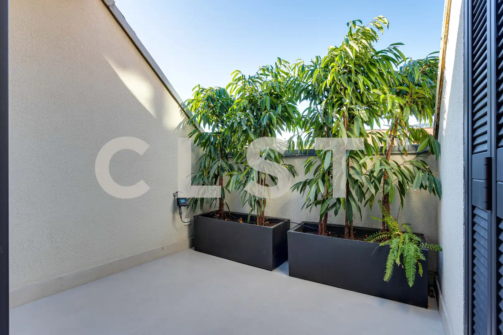 Terrasse von Dachboden zur Miete in Barcelona mit Klimaanlage, Heizung und Parkett