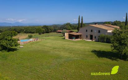 Garden of Country house for sale in Cassà de la Selva  with Air Conditioner, Heating and Private garden