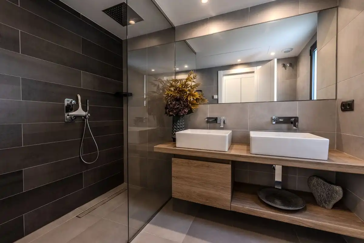 Bathroom of Houses for sale in Mijas  with Air Conditioner, Private garden and Terrace