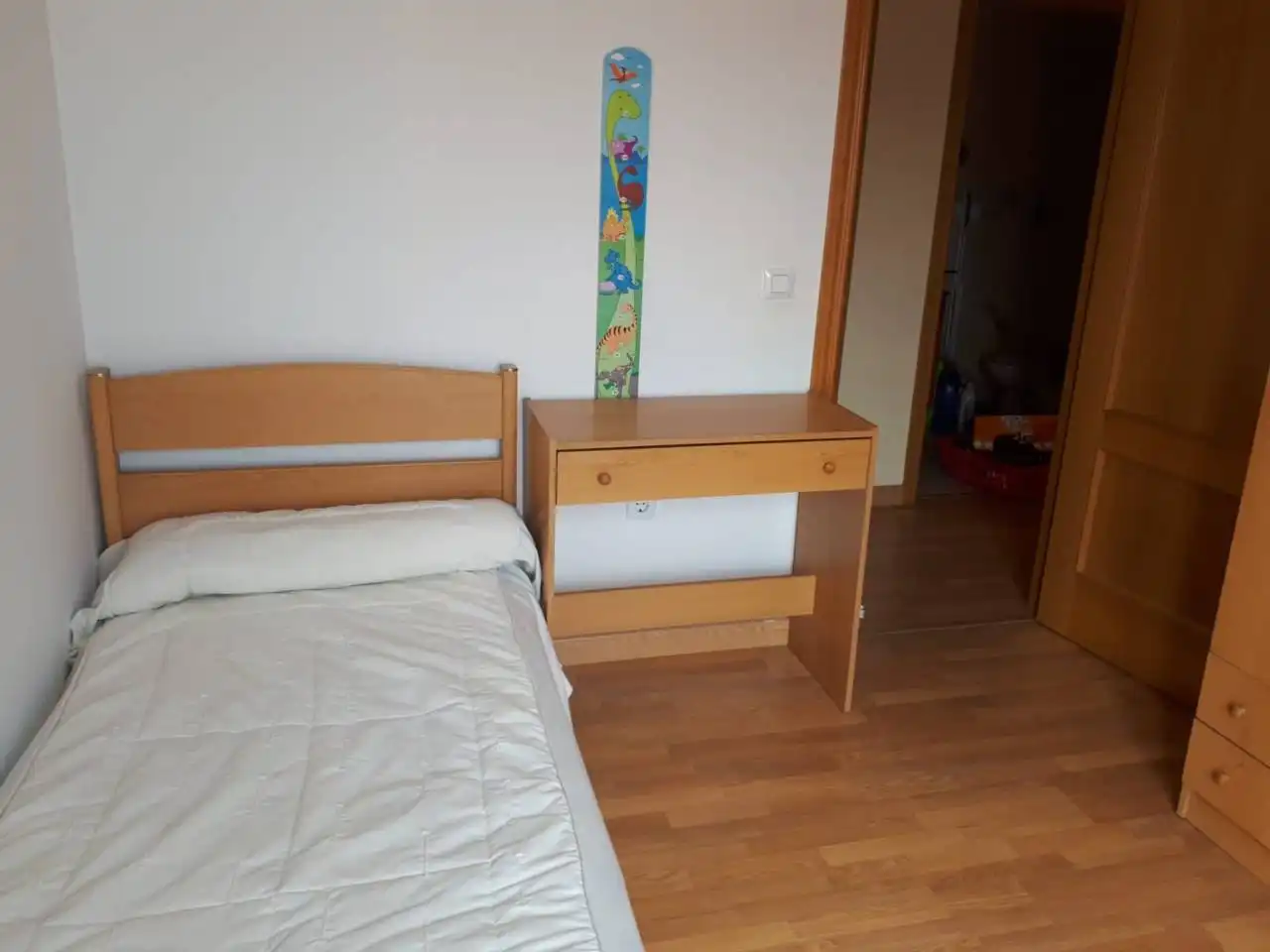 Schlafzimmer von Wohnung zur Miete in Don Benito mit Klimaanlage, Heizung und Möbliert