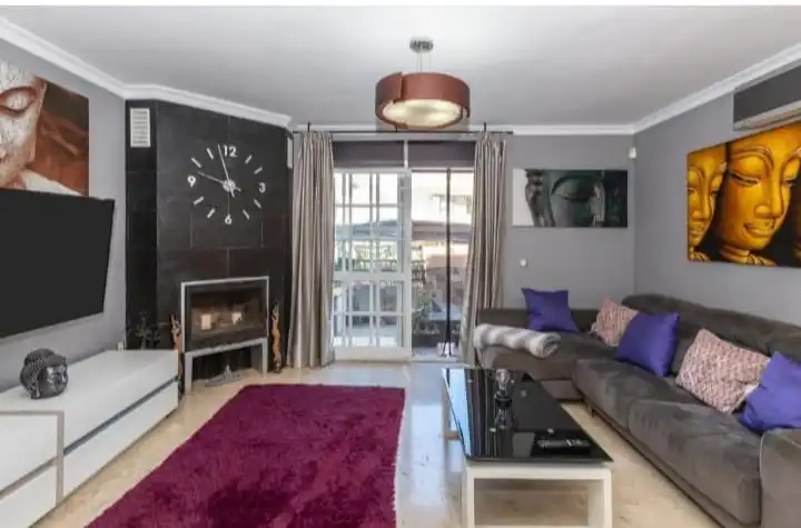 Living room of Detached homes for rent in Benalmádena  with Air Conditioner, Terrace and Furnished