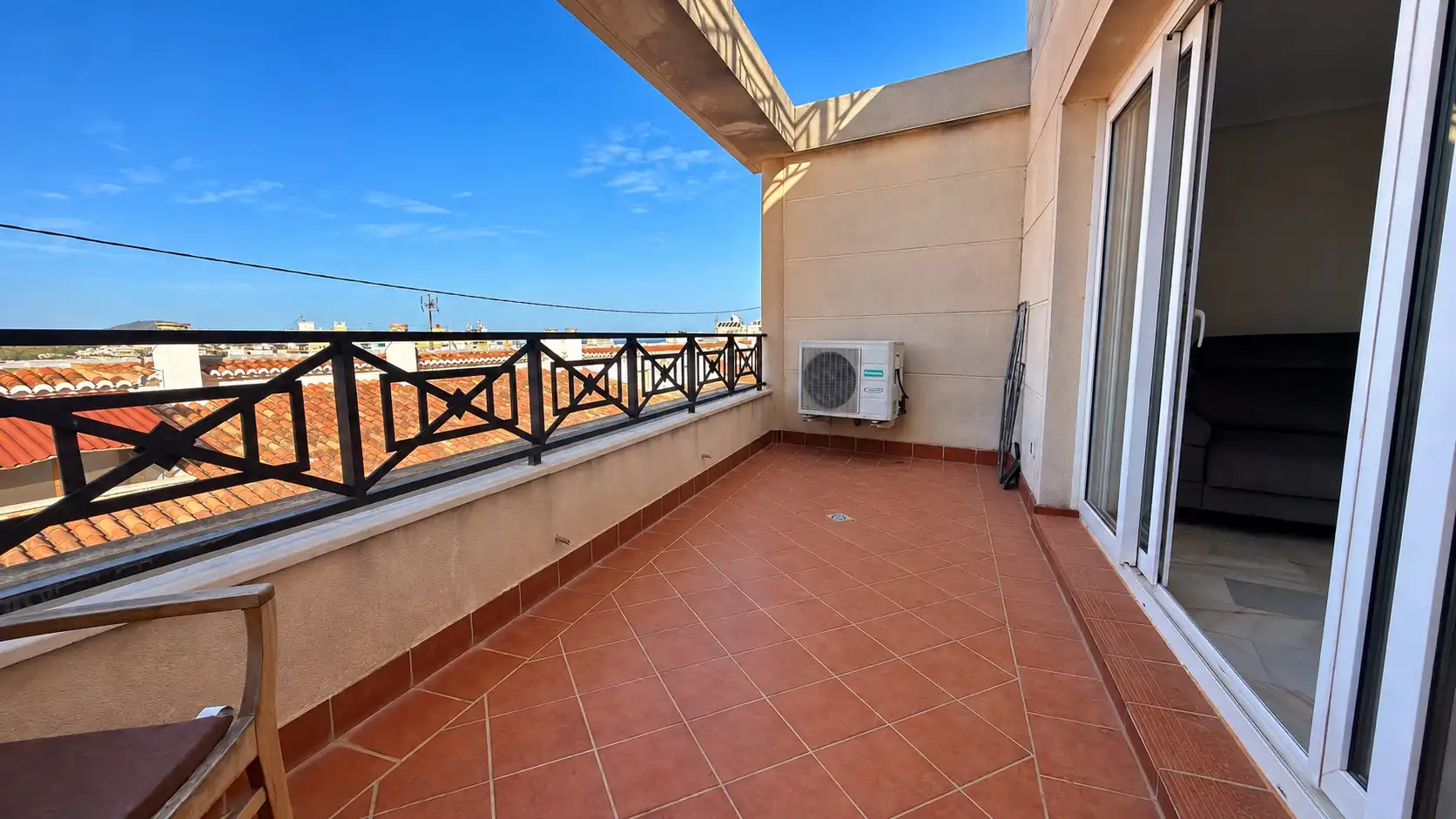 Terrace of Flat for sale in Calpe / Calp  with Air Conditioner, Terrace and Storage room