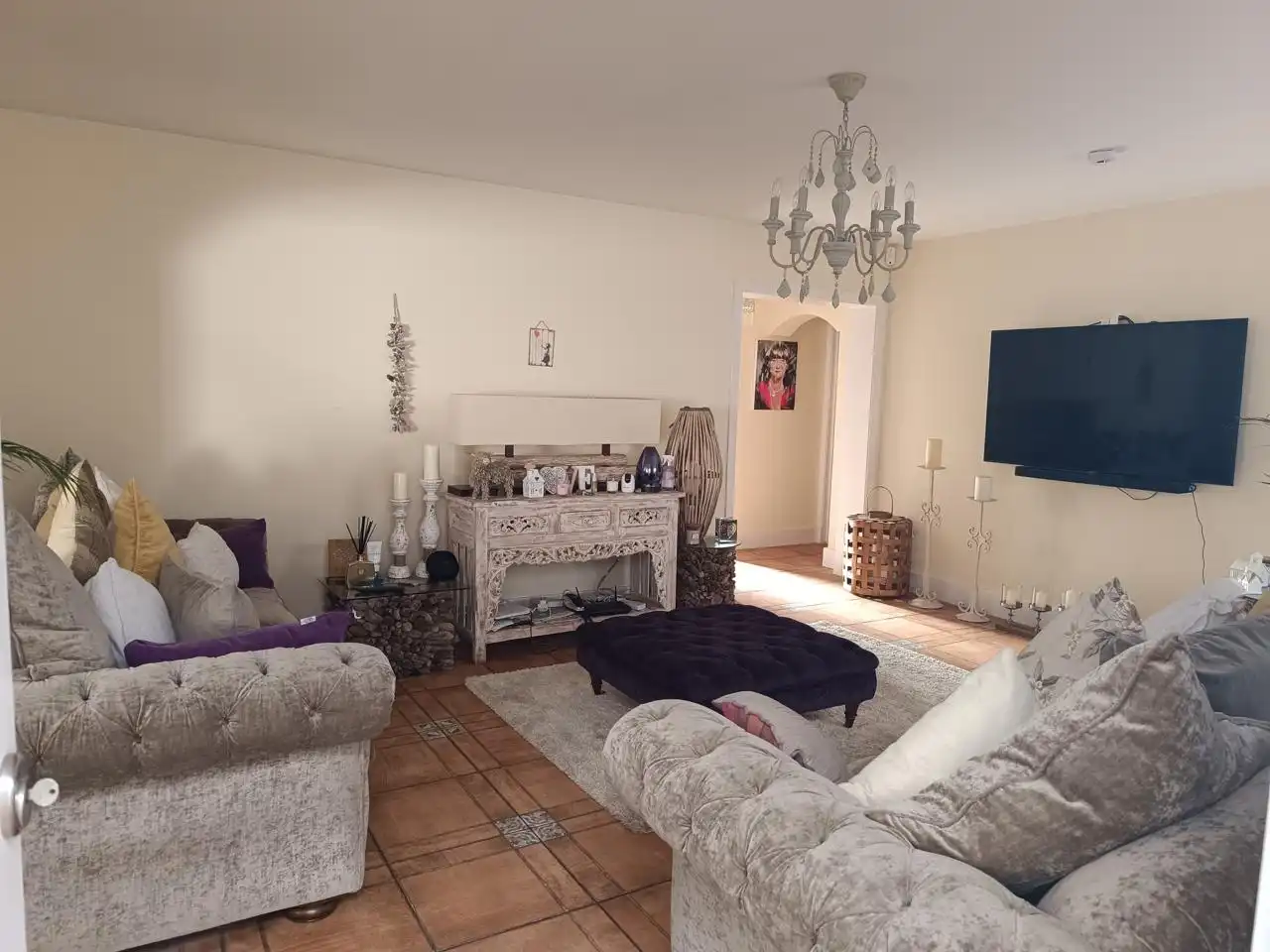 Living room of Houses for sale in Arona  with Private garden, Terrace and Alarm