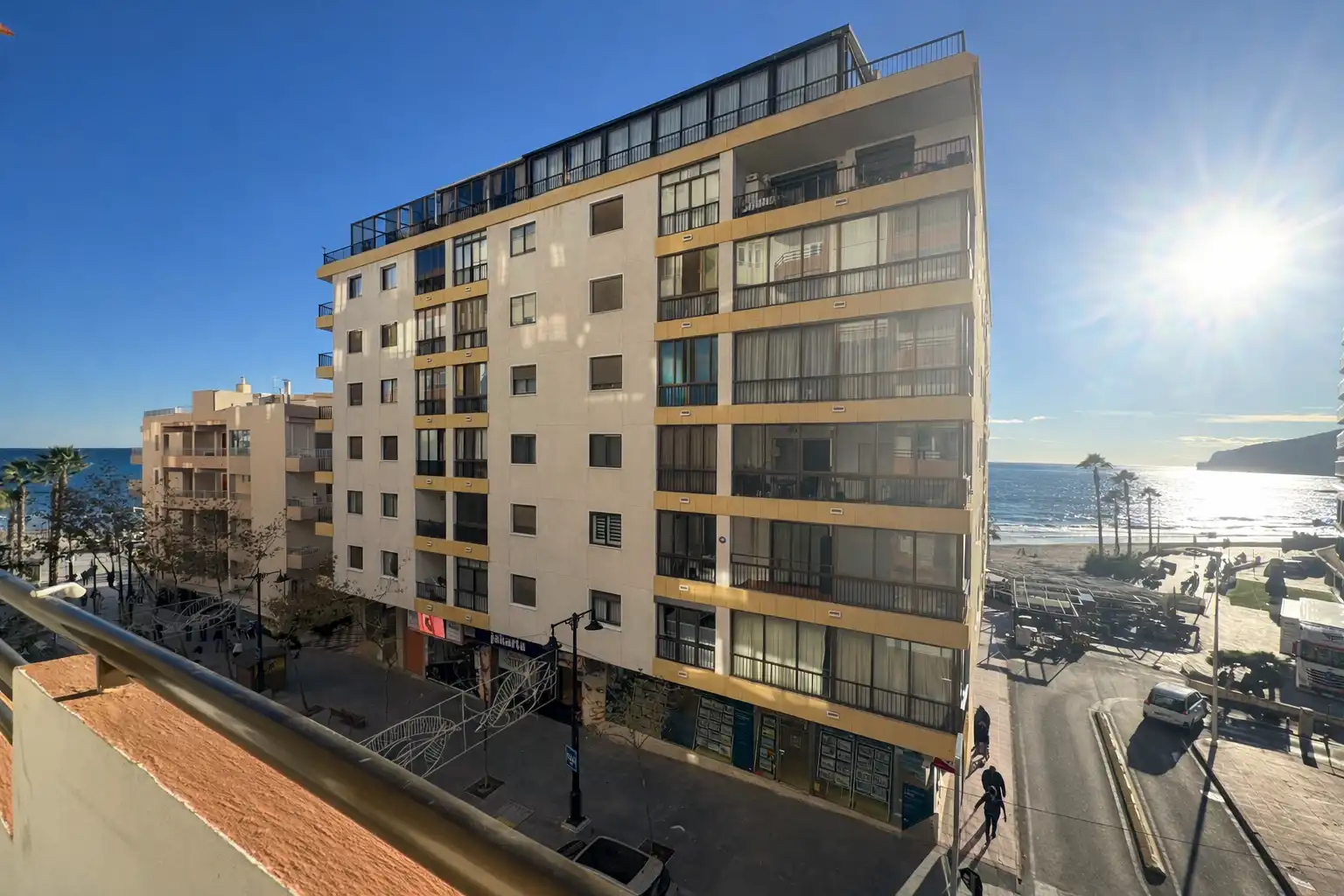 Vista exterior de Piso en venta en Calpe / Calp con Aire acondicionado y Amueblado