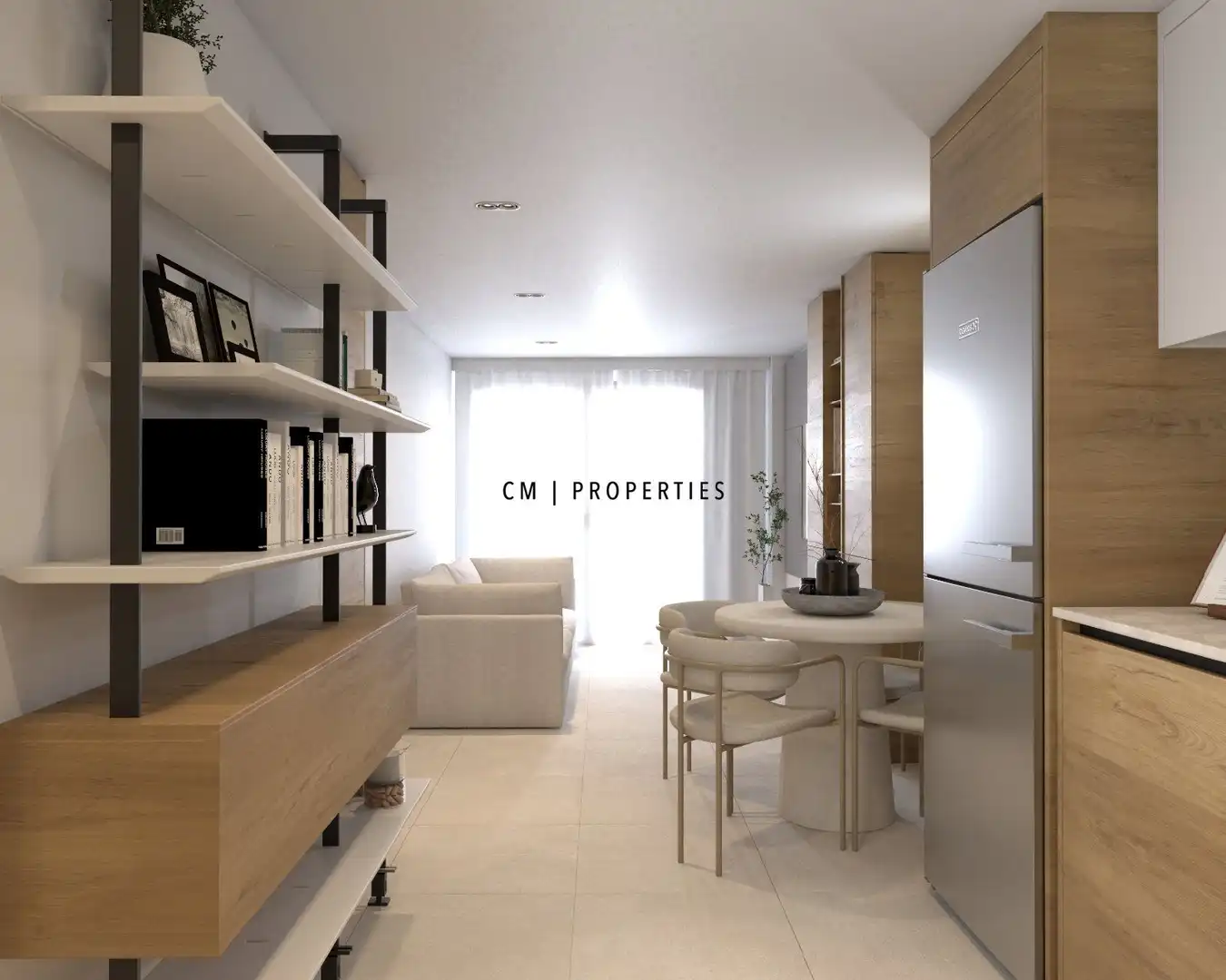 Wohnzimmer von Wohnung zum Verkauf in Valencia mit Klimaanlage, Heizung und Ofen
