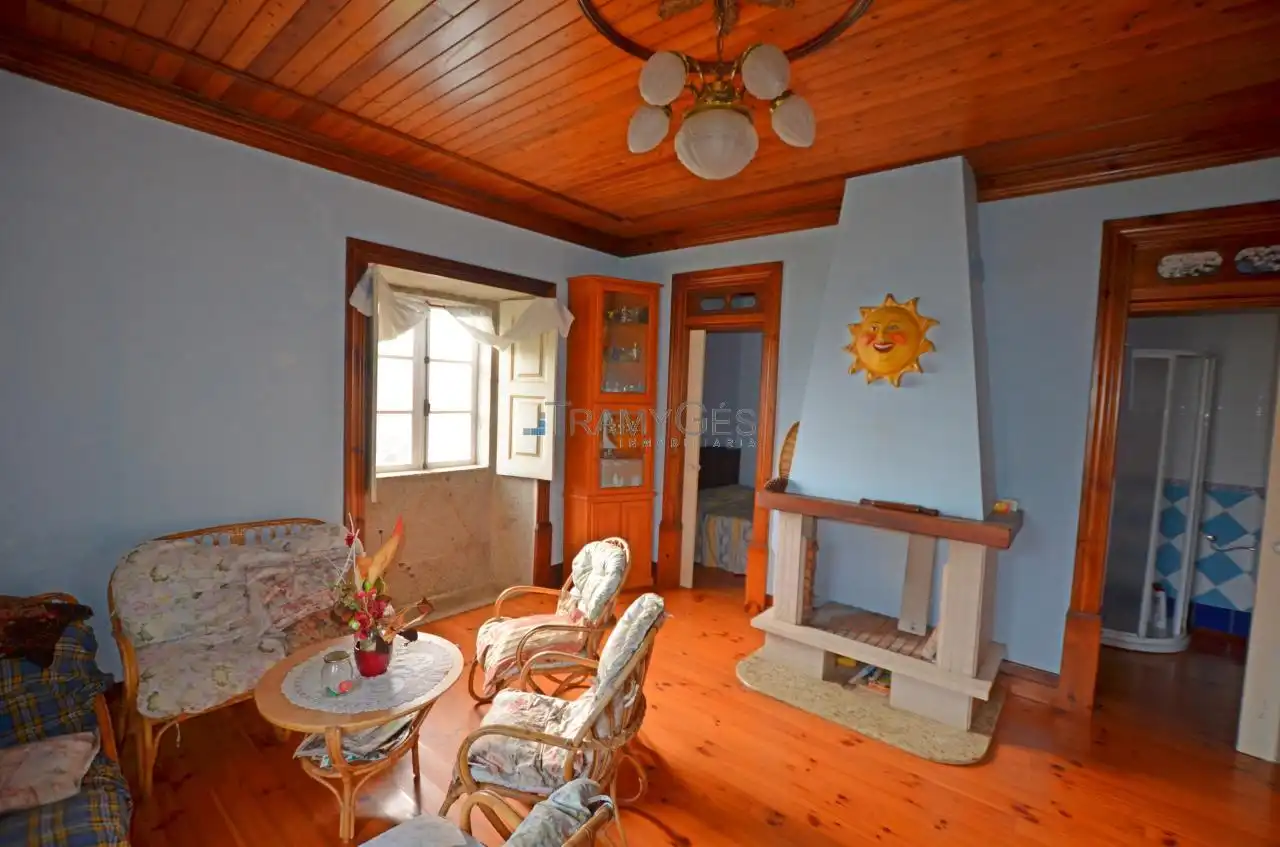 Sala de estar de Casa o chalet en venta en O Rosal   con Calefacción, Jardín privado y Trastero