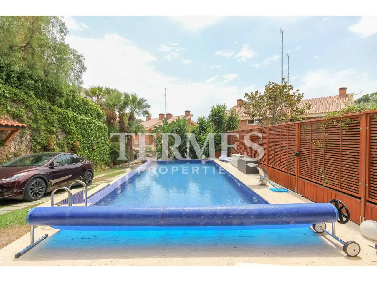 Garten von Haus oder Chalet zur Miete in Castelldefels mit Klimaanlage, Privatgarten und Terrasse