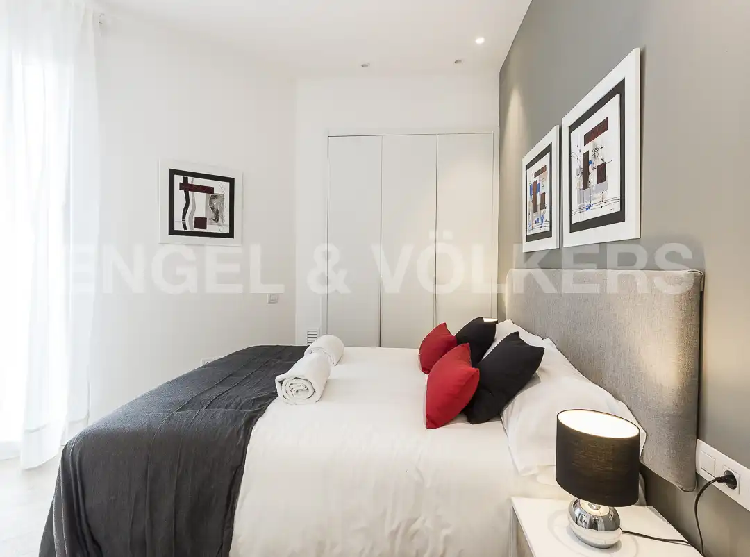 Bedroom of Flat for rent in Barcelona  with Air Conditioner, Heating and Furnished