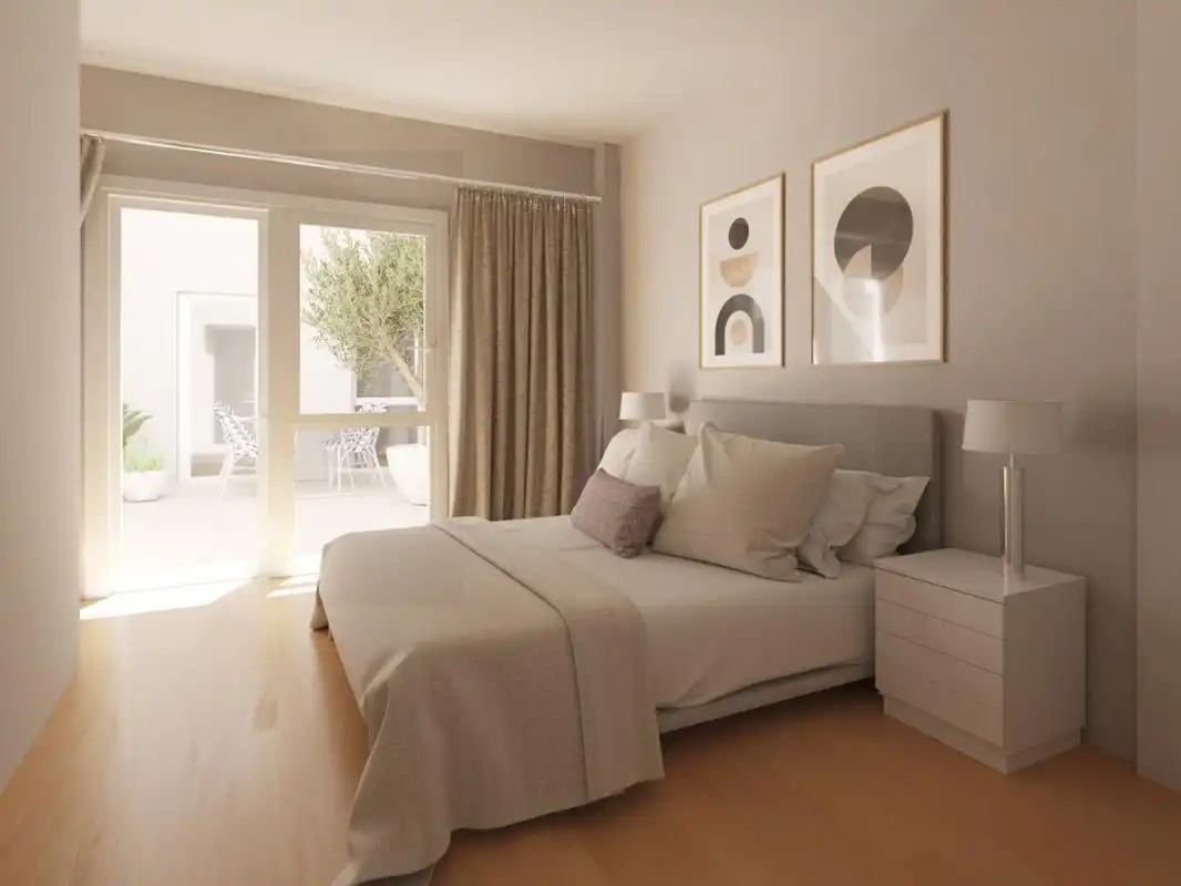 Bedroom of Flat for sale in Sevilla  with Heating, Private garden and Terrace