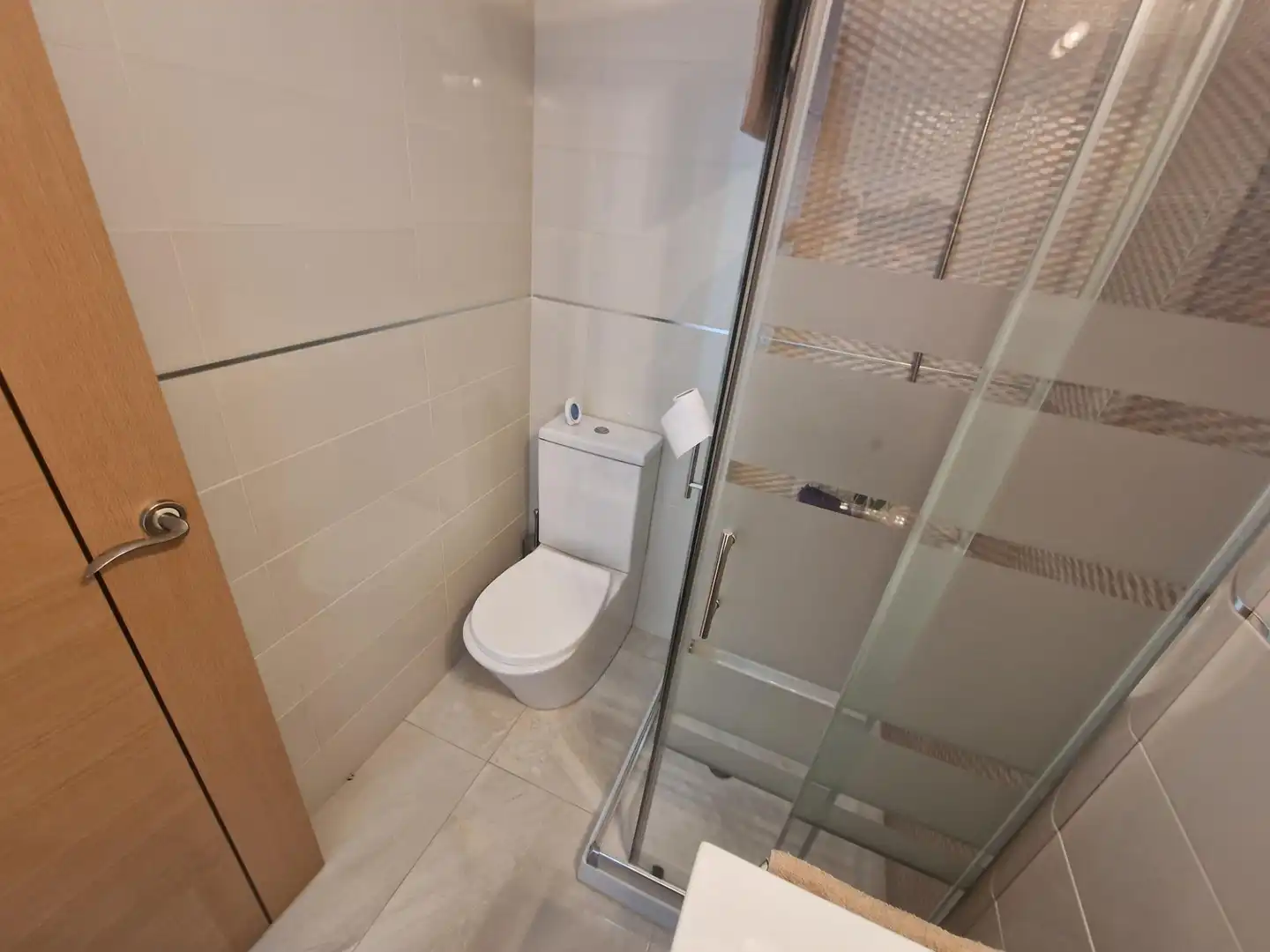 Badezimmer von Dachboden zum Verkauf in Águilas mit Klimaanlage und Möbliert