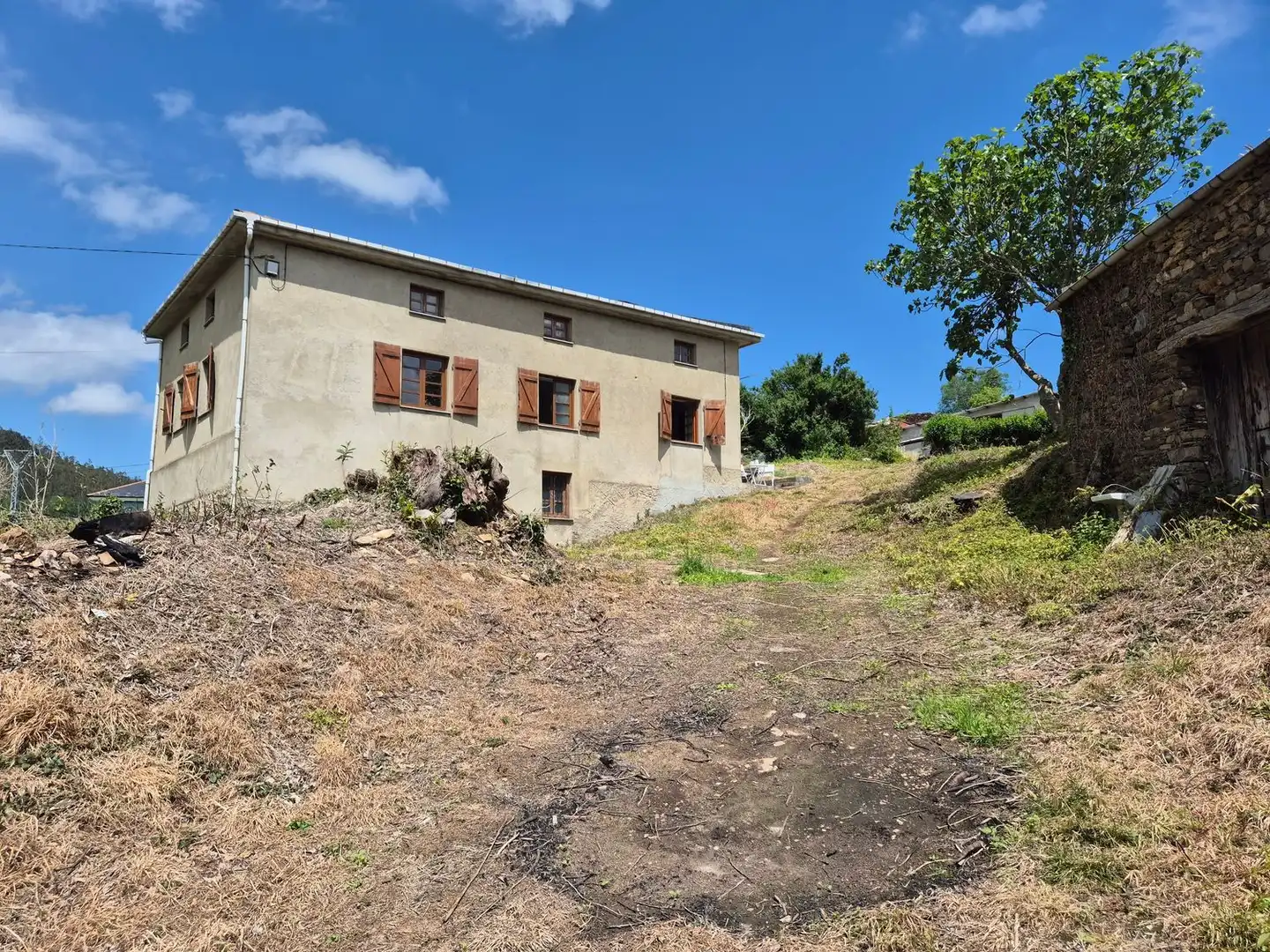 Vista exterior de Casa o chalet en venta en Vegadeo con Trastero y Piscina