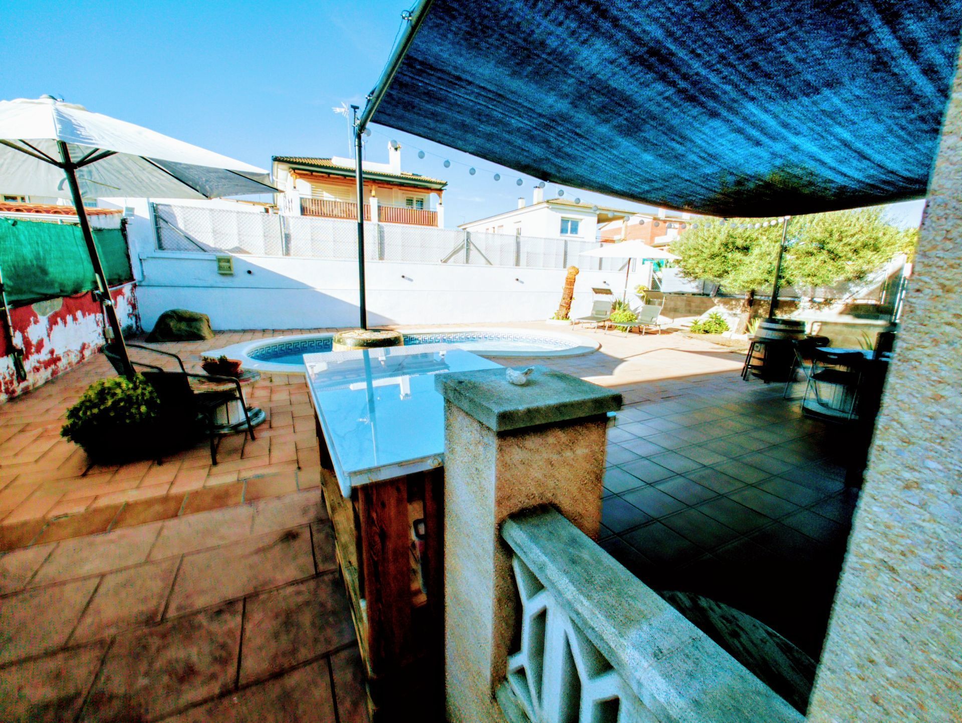 Swimming pool of House or chalet for sale in Calafell  with Air Conditioner, Heating and Private garden
